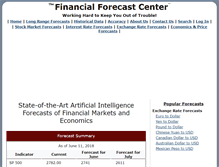 Tablet Screenshot of forecasts.org